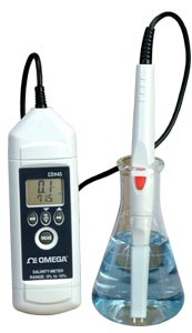 MÃ¡y Ä‘o Ä‘á»™ máº·n/Nhiá»‡t Ä‘á»™ dÃ¹ng trong cháº¿ biáº¿n - Thá»±c pháº©m - Dung dá»‹ch model CDH45