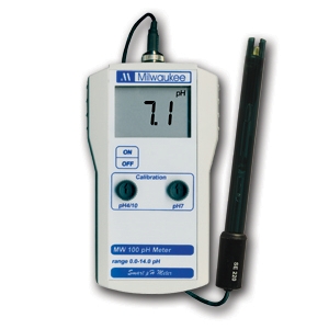 MÃ¡y Ä‘o pH cáº§m tay Ä‘iá»‡n tá»­ hiá»‡n sá»‘ model MW100